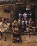 Edwin Lord Weeks The Vase Seller oil painting artist